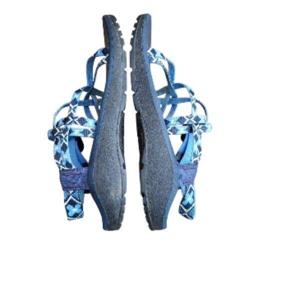 Chaco Z Cloud X Blue Dahlia Eclipse Athletic Hike Walk Sandal Trail Shoe Women 7 - Picture 7 of 11